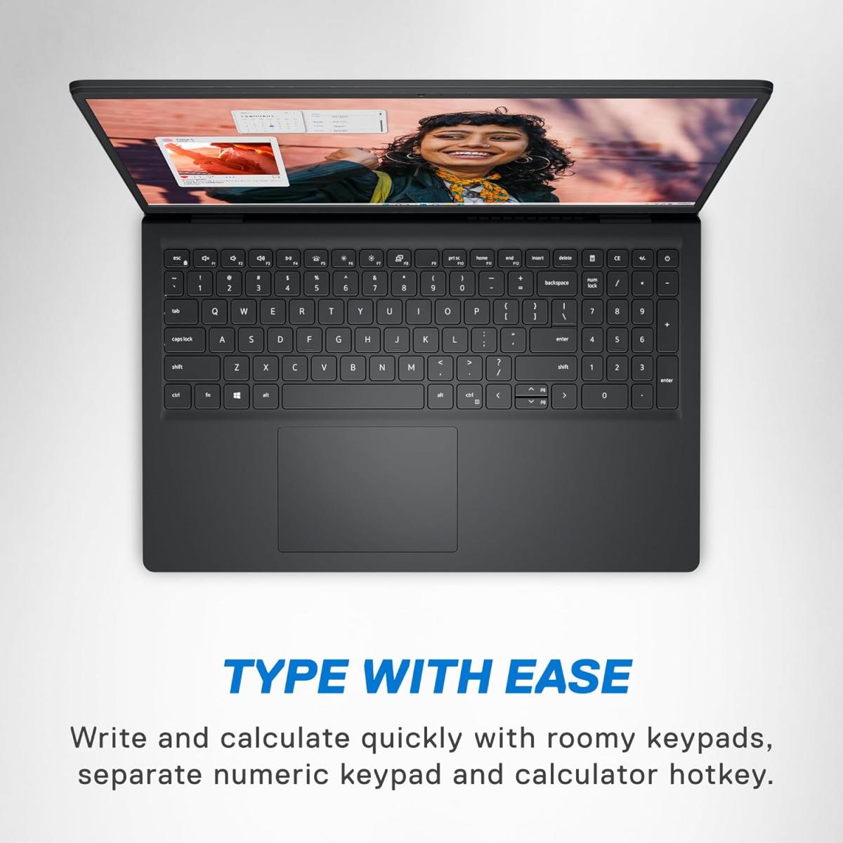 Dell Inspiron 15 3530 (2025) NEW 13Gen Intel Core i5 cores, 12 threads 15.6" Display & DDR4 Memory (Customized) - Carbon Black-Business Laptop