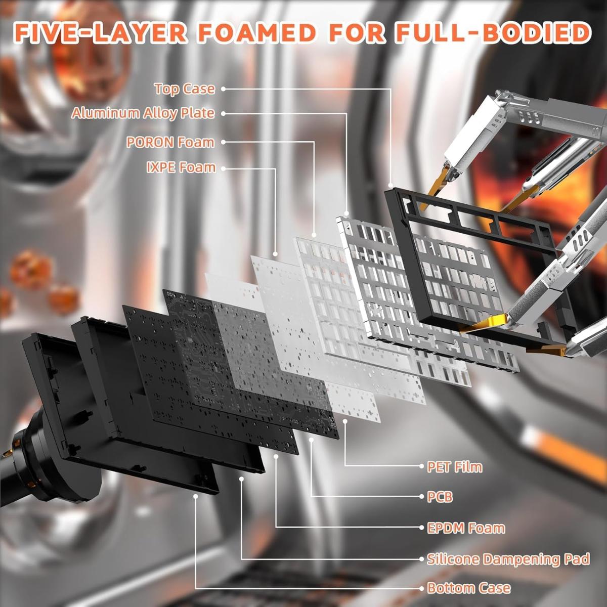 ATTACK SHARK R82 HE Rapid Trigger Wired Mechanical Gaming Keyboard TKL NKRO with 8K Polling,0.005mm RT Accuracy,256K Scan Rate,5 Layer Sound Damped,Hall Effect Magnetic Switch,Driver for PC Mac(Black)