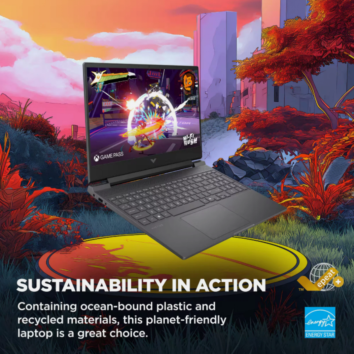 Victus by HP (2025) 15-fb3093dx NEW 7Gen AMD Ryzen 7 6-Cores w/ Nvidia RTX 4050 6GB & 144Hz Display - Mica Silver