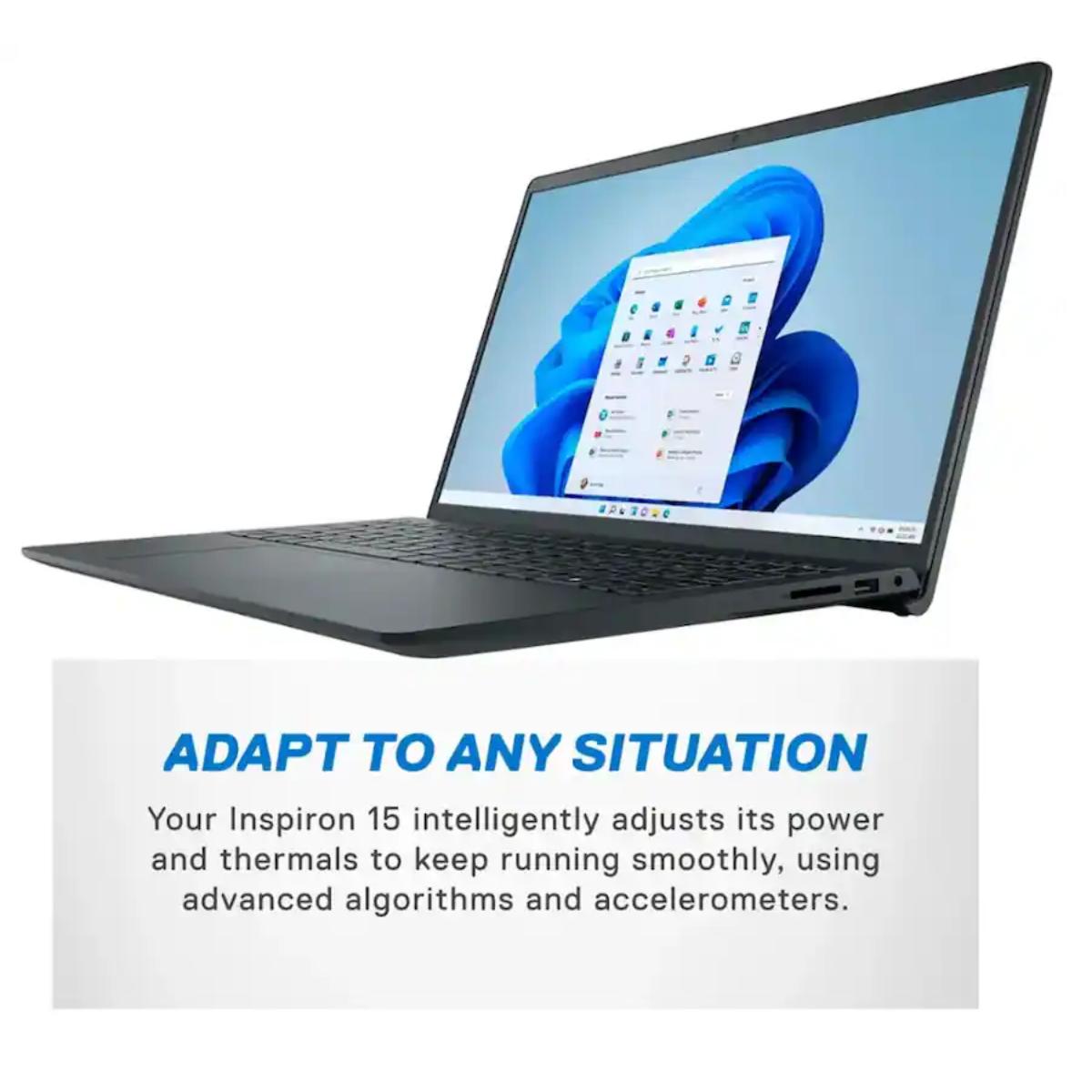 Dell Inspiron 15 i3530 (2025) NEW 13Gen Intel Core i5-1334U 10-Core Touchscreen Laptop15.6" IPS Display & 8G DDR4 Memory (Customized) - Carbon Black-Windows 11 S-Mode