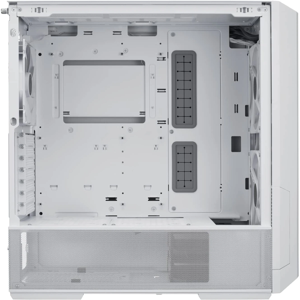 LIAN LI Lancool 216RW MESH High Airflow ARGB Mesh Front Panel w/ 3 PWM Fans w/ USB Type-C - White