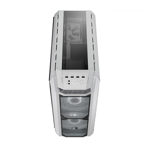 Cooler Master MasterCase H500P Mesh & Tempered Glass Side Panel ARGB Airflow - White