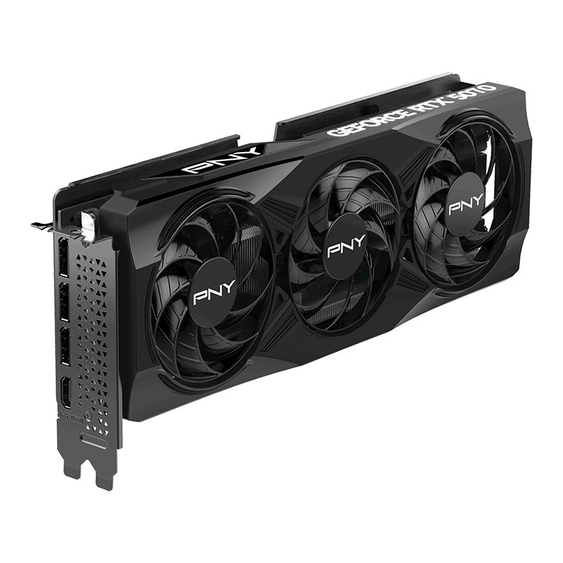 PNY NVIDIA GeForce RTX™ 5070 OC Triple Fan, Graphics Card (12GB GDDR7, 192-bit, SFF-Ready, PCIe® 5.0, HDMI®/DP 2.1, 2.4-Slot, NVIDIA Blackwell Architecture, DLSS 4