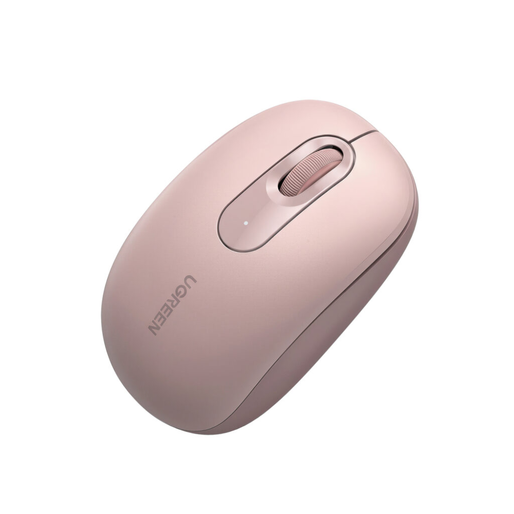 UGREEN MU105 Wireless Mouse 2.4G with USB Receiver Cherry Pink