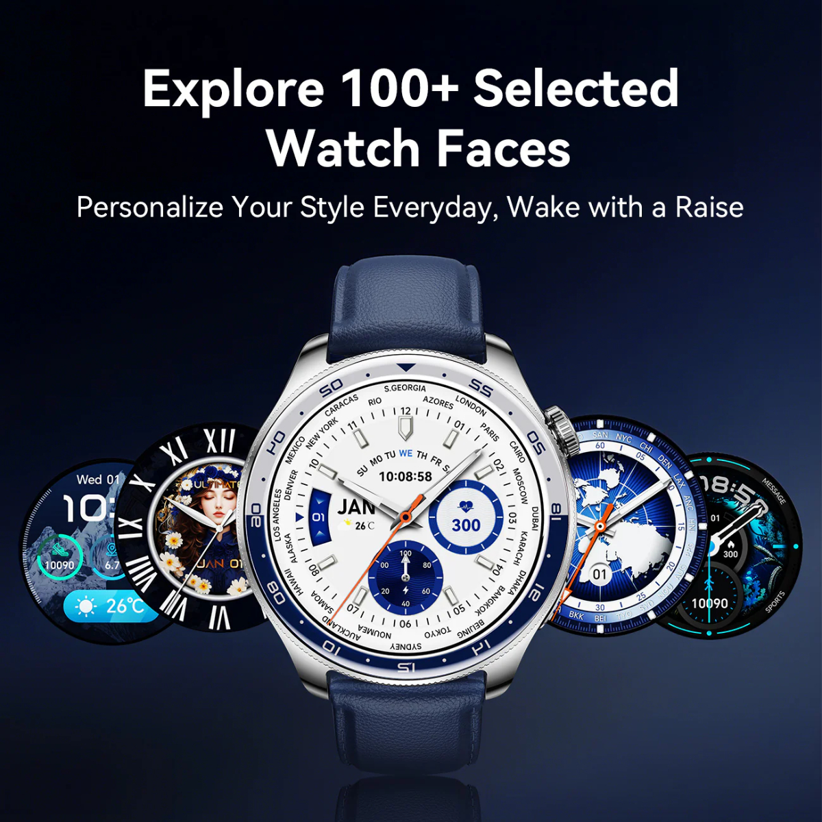 JOYROOM JR-FC3 Bluetooth-Compatible Call Smart Watch 1.43 Inch AMOLED Health Monitoring Watch
