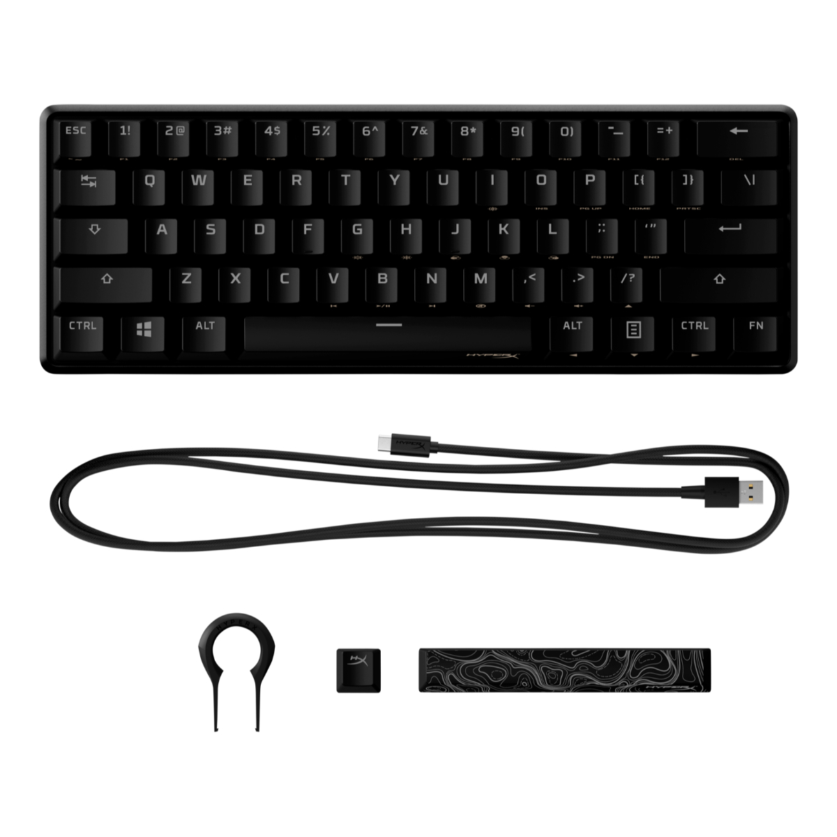 HyperX Alloy Origins 60% Small RGB Mechanical Gaming Keyboard US Layout HyperX Red Switches
