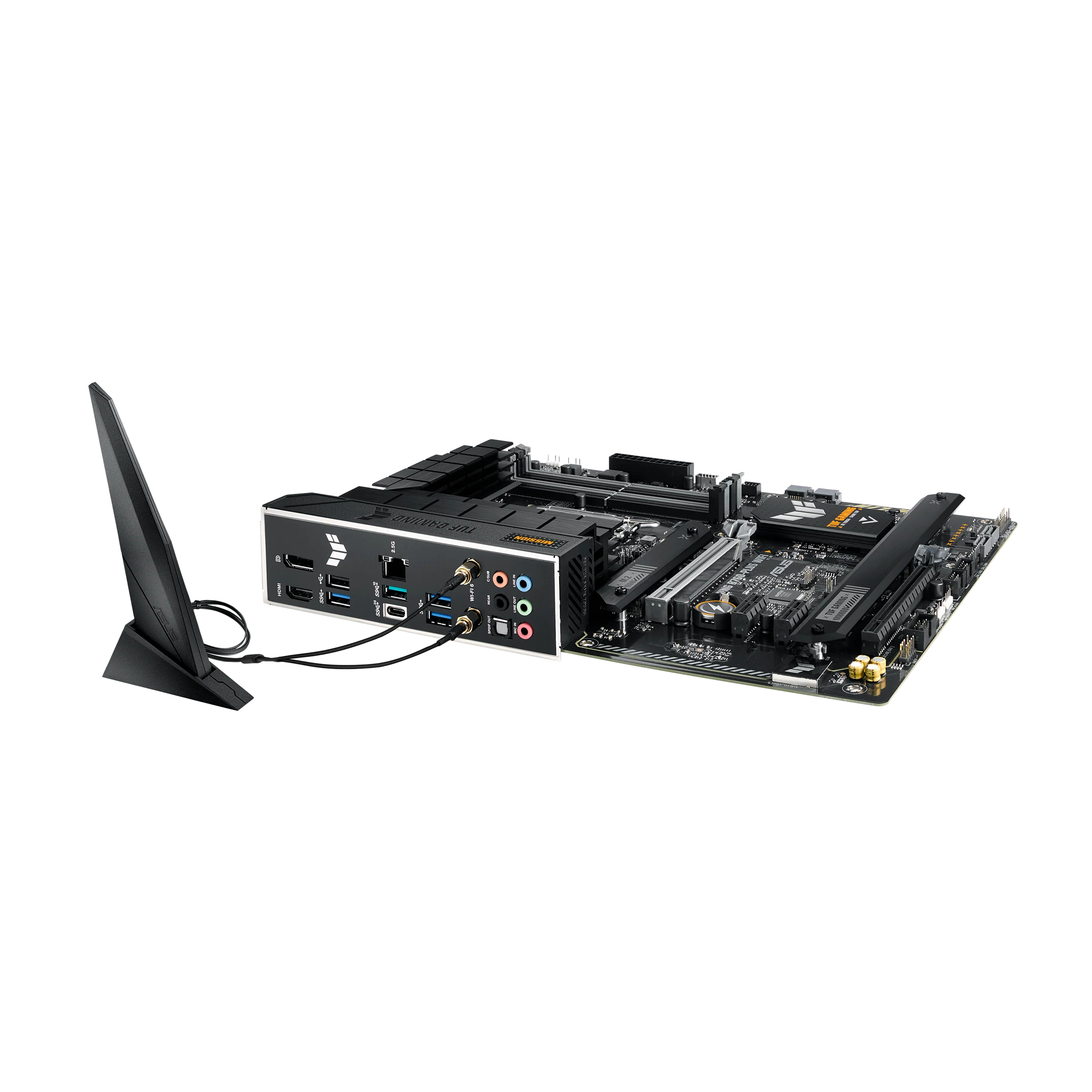 ASUS TUF GAMING B760-PLUS WIFI DDR5 Intel B760 LGA 1700 ATX PCIe 5.0 3x PCIe 4.0 M.2 2.5Gb Ethernet USB 3.2 Gen 2x2 Type-C