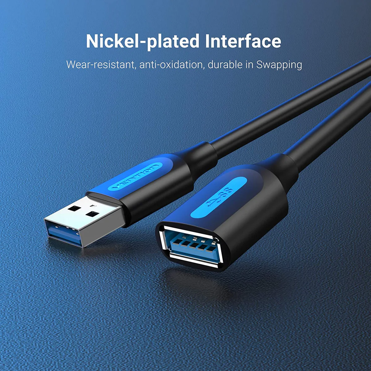 VENTION USB 3.0 Extension Cable 3M, USB Extender Male to Female Cable USB Extension Cord High Speed Compatible with Printer Keyboard Flash Drive Hard Drive Camera PlayStation Webcam Projector