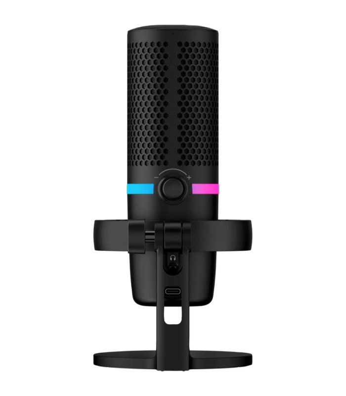 HyperX DuoCast RGB USB Condenser Microphone Cardioid Pop Filter Gain Control For PC, PS5, PS4, Mac