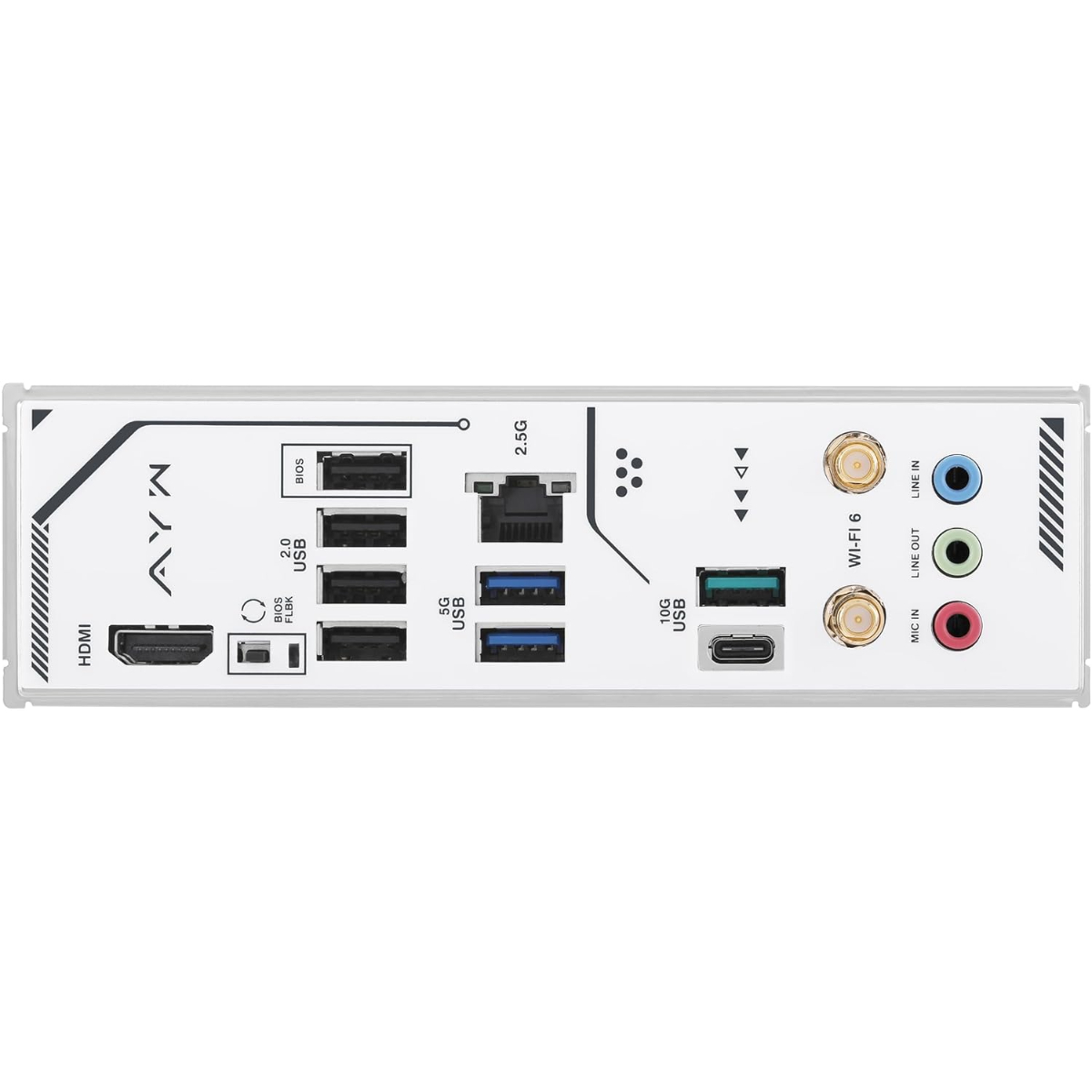ASUS Z790-AYW WiFi W II Intel Z790 (LGA 1700) ATX Motherboard with PCIe® 5.0, 3X M.2, 12+1 DrMOS, DDR5, WiFi 6, 2.5Gb LAN, HDMI, USB 10Gbps Type-C®, USB 10Gbps Type-C®, Thunderbolt™, USB4®, Aura Sync