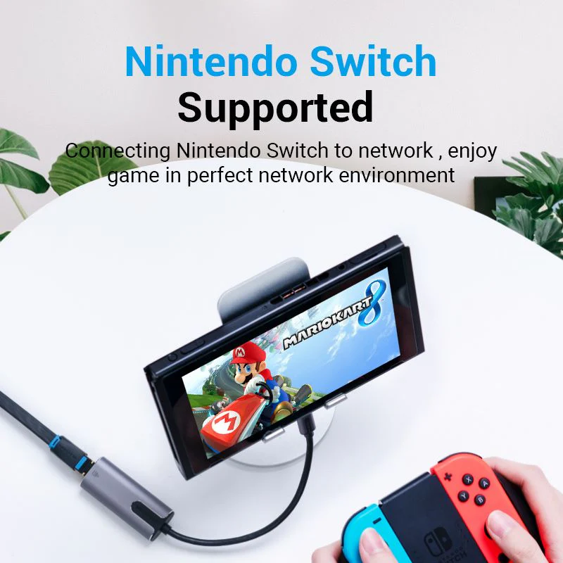 Vention USB-C to Gigabit Ethernet Adapter 0.15M Gray Aluminum Alloy Type