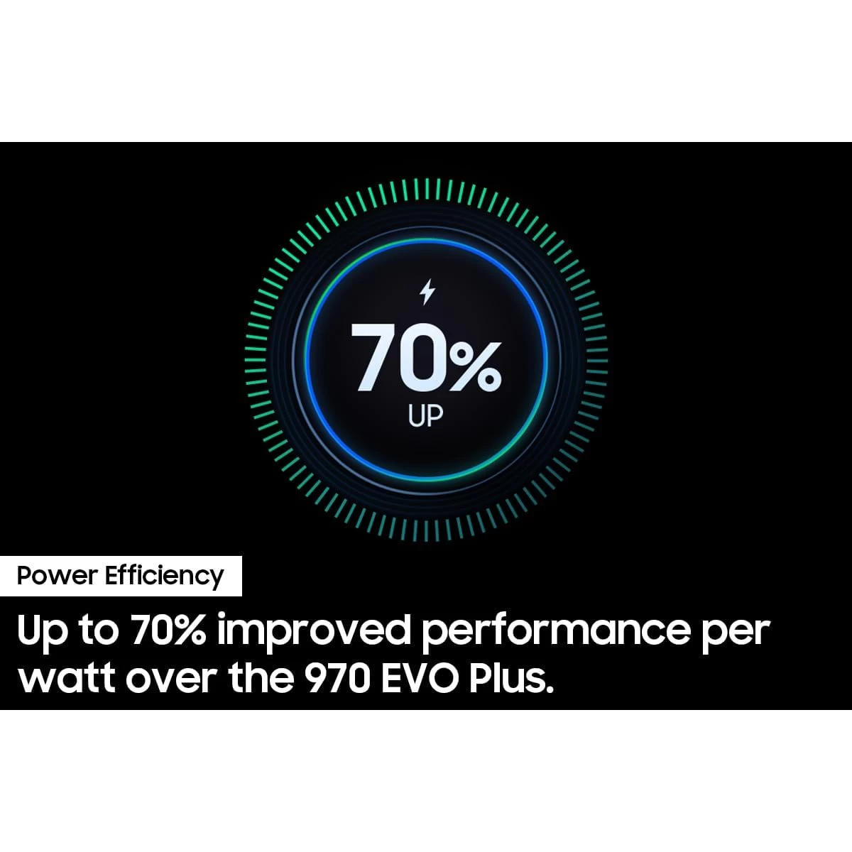 SAMSUNG SSD 990 EVO 1TB PCIe 5.0 M.2 2280 Seq Read Speeds Up-to 5,000MB/s w/ Power Efficienc & Smart Thermal Control