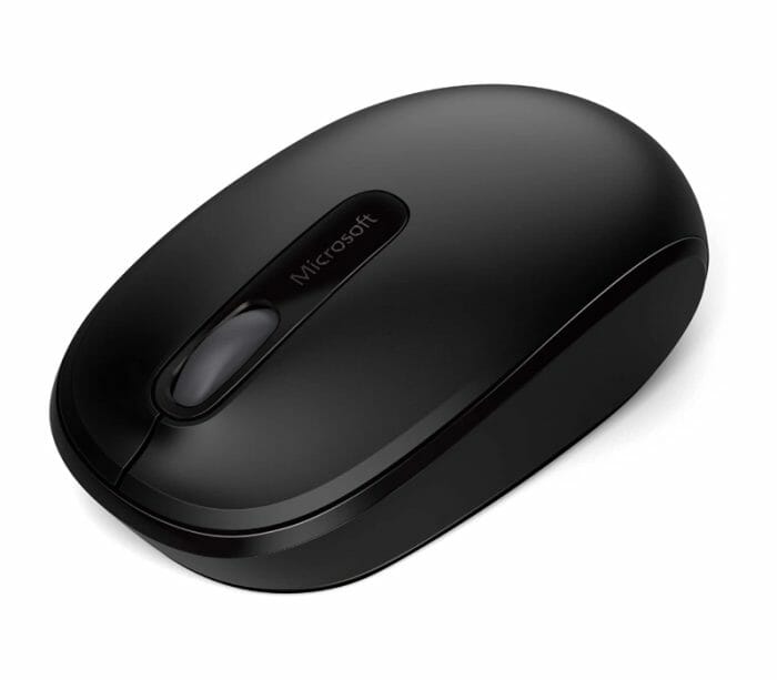 Microsoft 1850 Wireless Mobile Mouse 1850 Right/Left Hand Use w/ Nano transceiver For Microsft & Mac - Black
