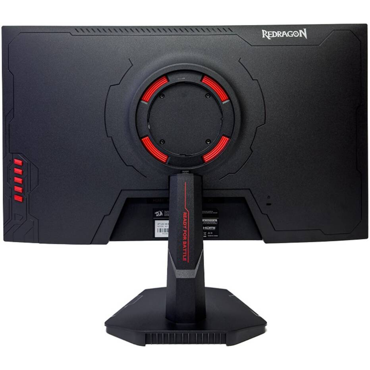 Redragon Mirror GM27X5IPS 27-inch FHD(1920 x 1080), 180Hz Refresh Rate, 1ms MPRT, IPS Panel Gaming Monitor with AMD FreeSync, Blur-Free Gaming with Vibrant Colors and Wide Viewing Angles - Black & Red