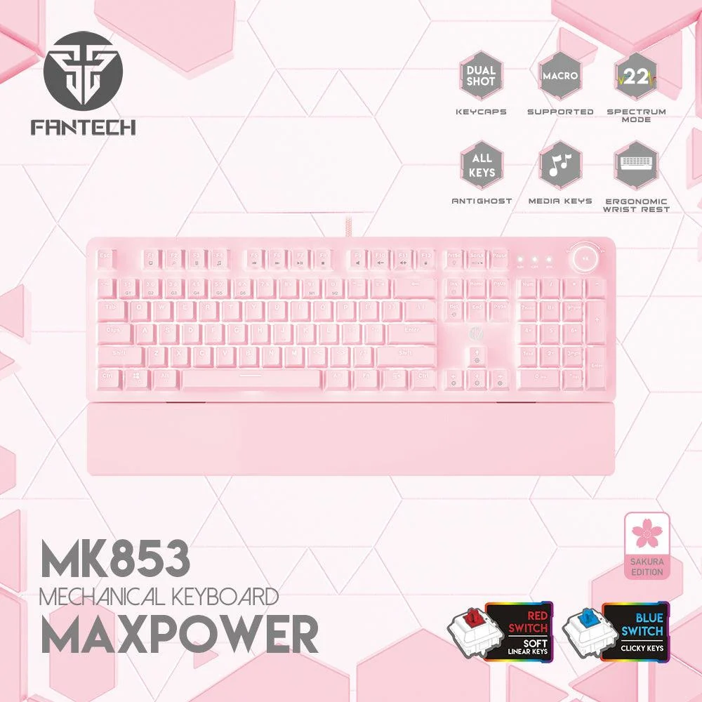 FANTECH MAXPOWER MK853 V2 MECHANICAL KEYBOARD