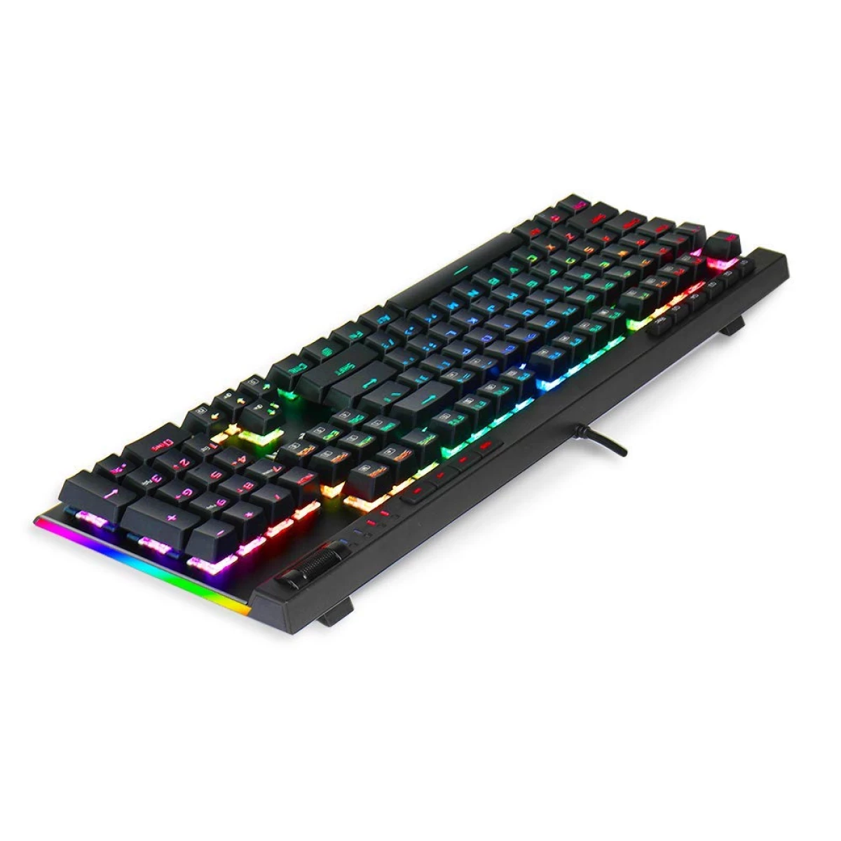 Redragon K580 VATA RGB LED Backlit Mechanical w/ Macro Keys & Dedicated Media Controls Onboard Macro Recording