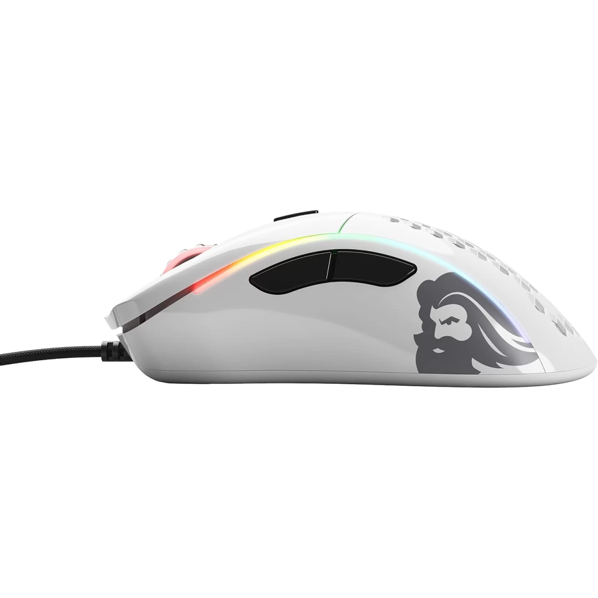 Glorious Model D 68G Superlight Honeycomb Mouse RGB USB Mouse - Matte White