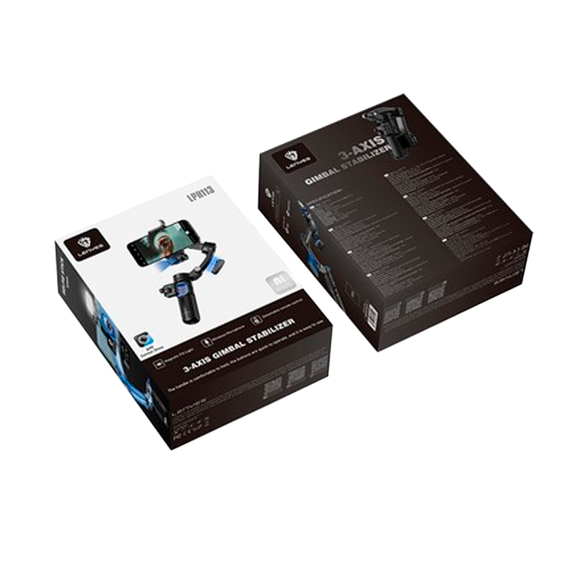 GIMBAL LENYES LPH-113 3-Axis Stabilizer Tripod HP Intelligent AI Face Tracking Remote Control With Mic Wireless & Adjustable Fill Light