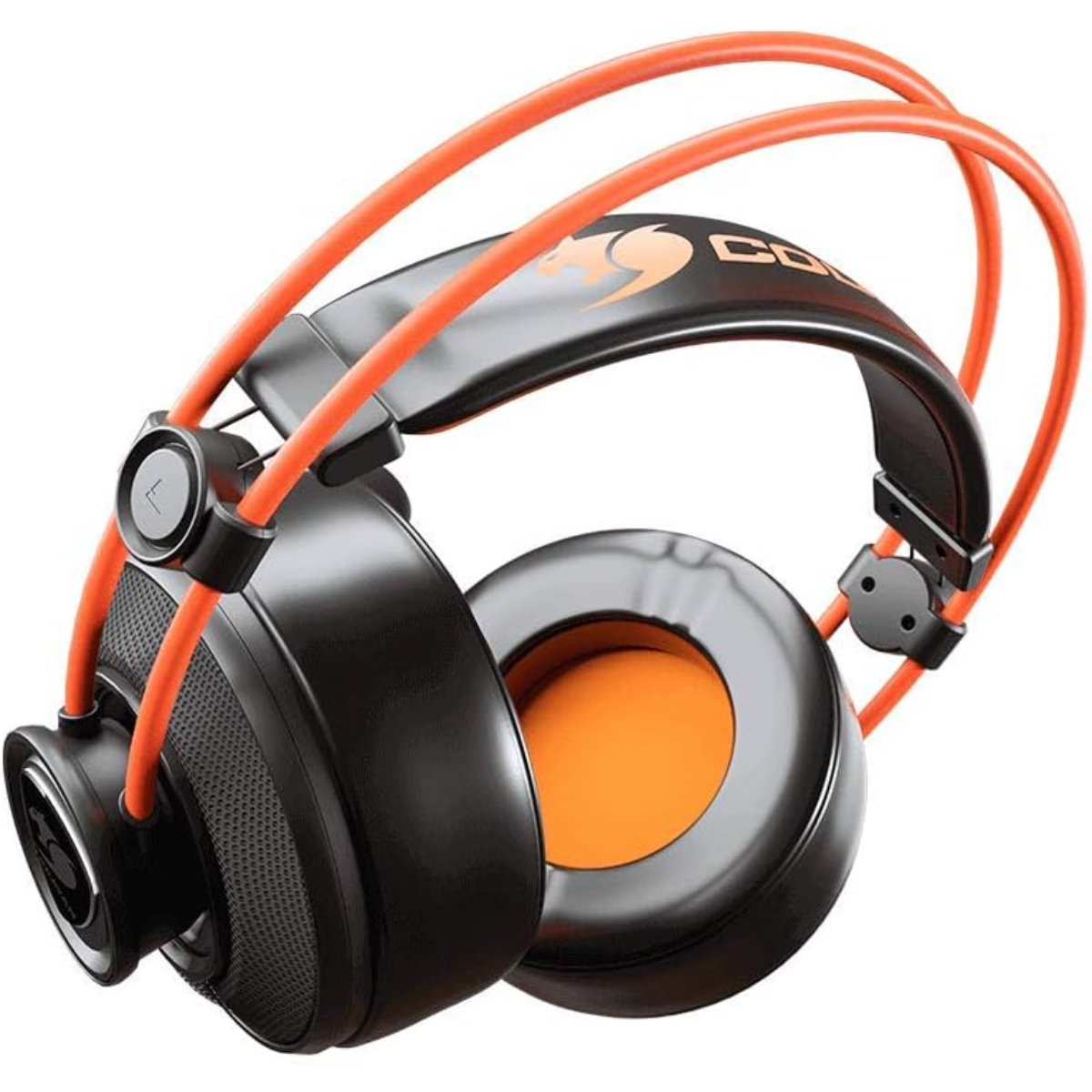 COUGAR IMMERSA TI EX STEREO GAMING HEADPHONE COMBO UlTIMATE AUDIO EXPERIENCE IMMERSA TI EX STEREO 2-in-1 PACK (Earphones/Headset) (Black/Orange)
