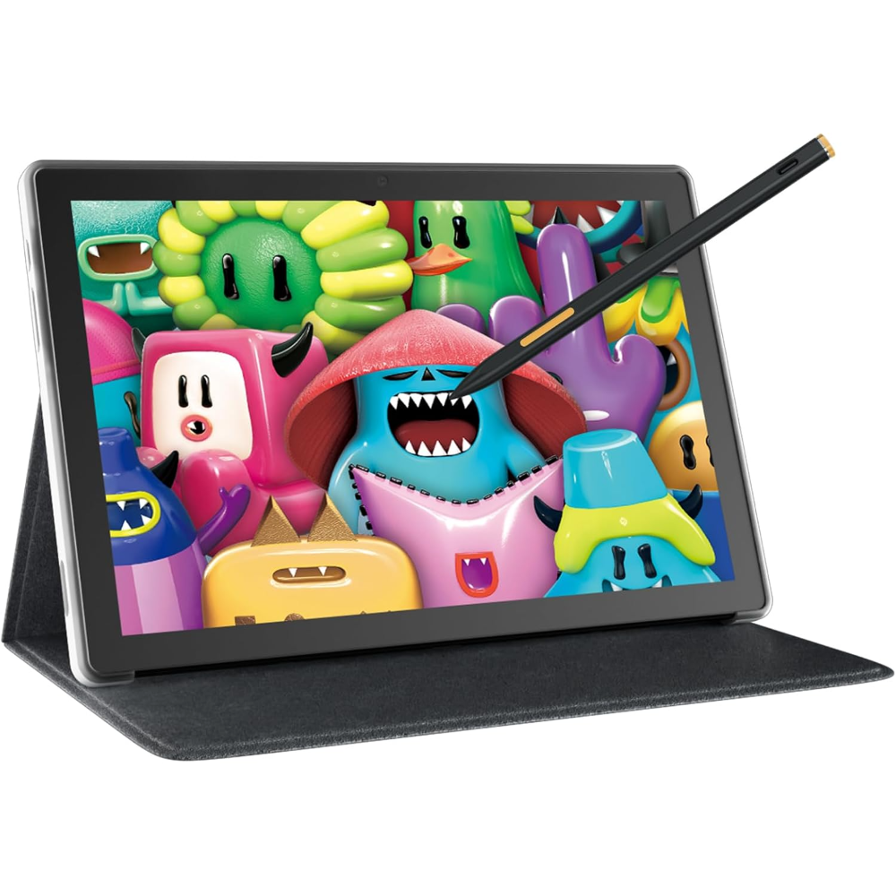 HUION Kamvas Slate 10 Standalone Drawing Tablet No Computer Needed with Full-Laminated Screen, 10.1-inch Digital Art Tablet with 4096 Levels Stylus Pen, Android 12, 8GB+128GB for Artist Beginner