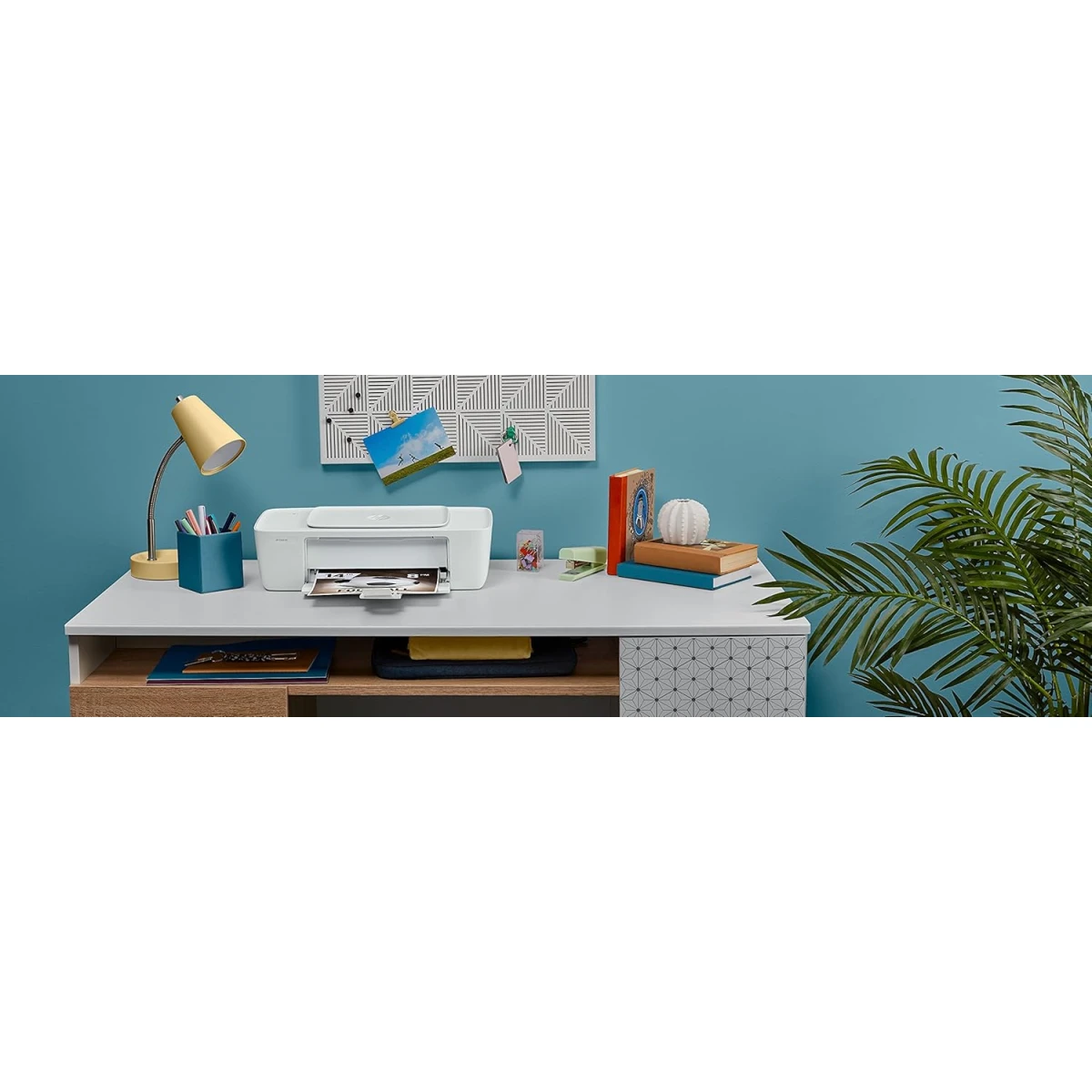 HP DeskJet 2320 All-in-One Printer, Color, Printer for Home, Print, copy, scan, Scan to PDF , White