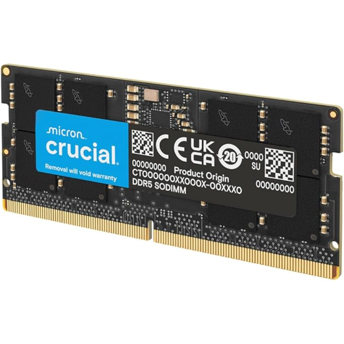 Crucial DDR5 RAM 32GB 5600MHz SODIMM Memory Module For Laptop/Notebook Mini PC (Also 5200MHz/4800MHz) CL46 