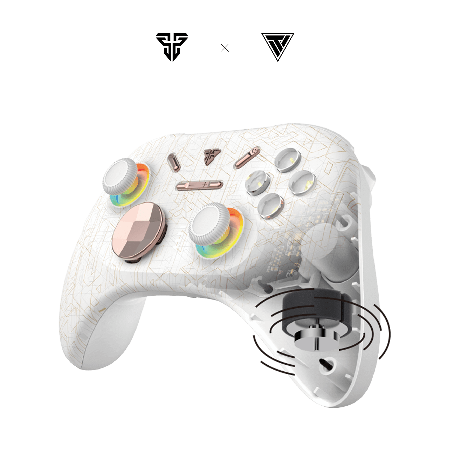 FANTECH EOS PRO WGP15 WIRELESS MULTI – PLATFORM GAMEPAD – ELECTRA SUPPORTS : PC/STEAM – SWITCH – iOS – MACOS -TvOS – ANDROID – TESLA VEHICLES – CLOUD GAMING – GAMR PASS hover