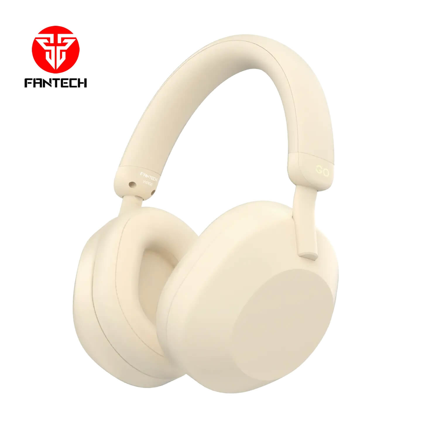 FANTECH GO TUNE WH06 WIRELESS HEADPHONE 20hr Playback Time BT5.3 Wired -BEIGE