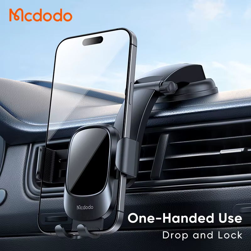 Mcdodo 722 Universal Phone Stand in Car Console Center Dashboard Windshield Use 360 Rotation Car Phone Holder for 4.7-6.7inch