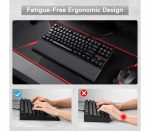 Redragon P036 Meteor M Keyboard Wrist Rest Pad Soft Memory Foam w/ Anti-Slip Rubber Base For 80% 87 Keys Compact Size - Image 6