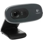 Logitech C270 HD Webcam Built-in Mic, USB 2.0