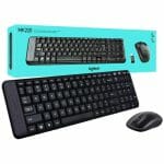 Logitech MK220 Compact Wireless Keyboard & Mouse Set for Windows Unifying USB-Receiver 24 Month Battery - Black
