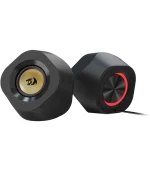 Redragon GS590 Kaidas RGB Desktop Speakers w/BT 5.0/AUX/USB Mode Compact Size Back Ambient RGB Backlight & Control Box USB Powered