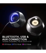 Redragon GS590 Kaidas RGB Desktop Speakers w/BT 5.0/AUX/USB Mode Compact Size Back Ambient RGB Backlight & Control Box USB Powered - Image 4