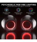 Redragon GS590 Kaidas RGB Desktop Speakers w/BT 5.0/AUX/USB Mode Compact Size Back Ambient RGB Backlight & Control Box USB Powered - Image 2