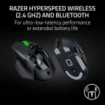 Razer Basilisk V3 X Wireless HyperSpeed 5G Advanced 18K Optical Sensor Customizable Wireless Iconic Ergonomic Form with 9 Customisable Controls Chroma - Image 4