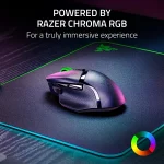 Razer Basilisk V3 X Wireless HyperSpeed 5G Advanced 18K Optical Sensor Customizable Wireless Iconic Ergonomic Form with 9 Customisable Controls Chroma - Image 2