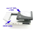 Universal 9.0mm HDD Caddy For Laptop 2.5" - Image 4
