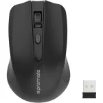 Promate CLIX-8 Optical Wireless Mouse w/ USB Nano Receiver 10m Working Distance Auto Sleep Function & 3 Adjustable DPI Level Mac , Windows