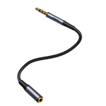 JOYROOM stereo audio cable AUX 3.5 mm mini jack (male) - mini jack (female) 1.2 m black (SY-A09) - Image 5