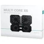 DEEPCOOL Multi Core X6 Laptop Cooling Pad 15.6" Metal Mesh Panel 2x100MM & 2x140mm Fans