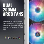 Cooler Master MasterCase H500P Mesh & Tempered Glass Side Panel ARGB Airflow - White - Image 4