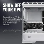 Cooler Master MasterCase H500P Mesh & Tempered Glass Side Panel ARGB Airflow - White - Image 5