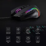 Redragon M612 Predator RGB 11 Programmable Buttons & 5 Backlit Modes - Image 4