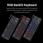 REDRAGON K552RGB-BA GAMING 2 IN 1 COMBO Wired Mechanical RGB LED Backlit 60% Keyboard & 7200 DPI Mouse - Image 2