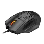 Redragon M722 Bomber Ultra-Lightweight Wired Gaming Mouse 12400DPI 7 Buttons Programmable - Black - Image 2