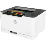 HP Color Laser 150a A4 Color Laser Printer For Home & Office up to 18 black /4 Color PPM USB Interface - White