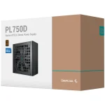 Deepcool PL750D 80 PLUS Bronze 750w Non-Modular ATX12V V3.0 Hydro Bearing 120mm Fan Active PFC + DC to DC - Black