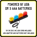 Pac Man and Ghosts Light, Pac Man Collectable Figure Lamp - Image 6