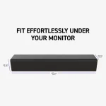Creative Stage SE mini Compact Under-monitor Soundbar with Bluetooth 5.3 USB Digital Audio for PC & Mobile - Image 6